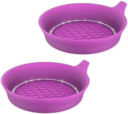 2 PCS Car Cup Coasters, Bling Cup Holder Coaster by BFXM