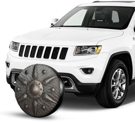 Spare Tire Covers for Trailers, Round Shield Scales Wheel Protectors Dust-Proof - Image 4