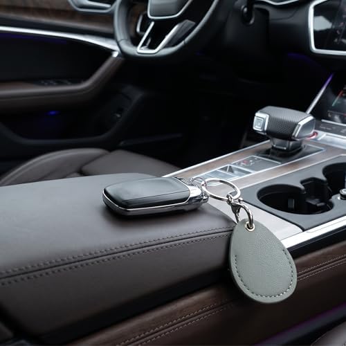6 Pcs Key Fob Cover Set, Faux Leather Protector, Teardrop and Rectangle Access - Image 4