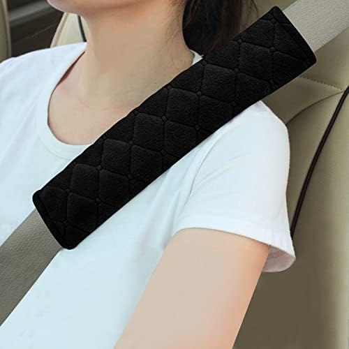 Amooca 2 Pack Seat Belt Covers Soft Shoulder Pad by Amooca