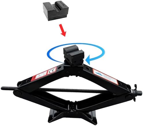Generic 2 Pack Scissor Jack Pads, Rubber Pinch Weld Frame Rail Protectors - Image 2