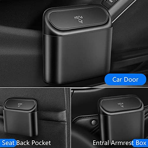 Car Trash Can Bin with Lid - Image 4