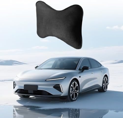 Car Headrest Pillow, Suede Soft Comfortable Breathable Vehicle Seat Neck - Image 6