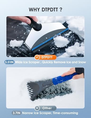 Ice Scrapers for Car Windshield-Winter Windshield Scraper for Ice and Snow - Image 3