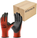 COOLJOB 12/60 Pairs Safety Work Gloves Pack Bulk by COOLJOB