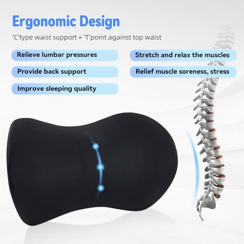 Lumbar Support Pillow for Office Chair and Car Seat, Lumbar Pillow - Image 4