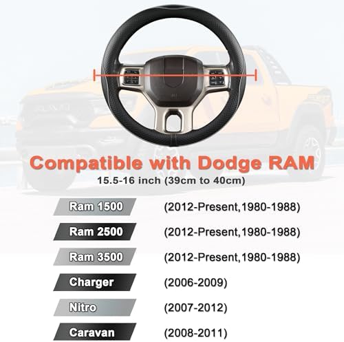 West Llama Customized Auto Car Steering Wheel Cover - Image 2
