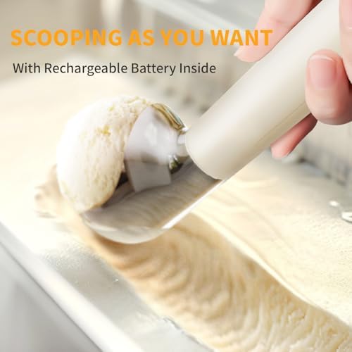 Heated Ice Cream Scoop, Rechargeable Electric Scooper - Image 6