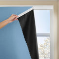 JILRON Adhesive Curtain 100% Blackout No-Drill Easy Install by JILRON