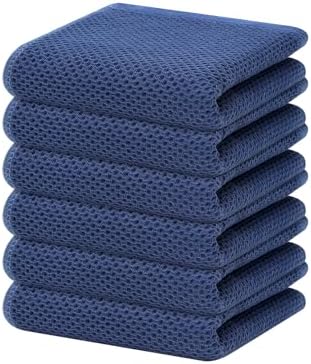 Homaxy 100% Cotton Waffle Weave Kitchen Dish Towels 6-Pack by Homaxy