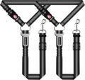 Seyezo Dog Car Seat Belt for Car, 2 Piece Set Retractable Dog Car Harness by Seyezo