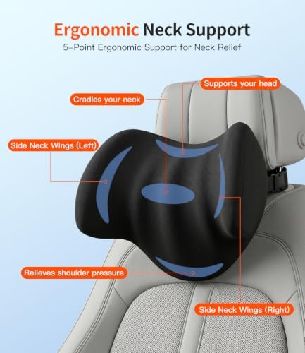 2-Pack Car Neck Pillow: Ergonomic Neck Support - Image 5