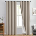 Yakamok Natural Blackout Curtains 96 Inches Long by Yakamok