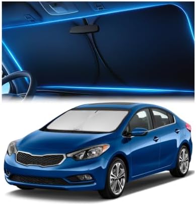 Magnelex Windshield Sun Shade for Kia Forte 2014-2018, Foldable Car Window by Magnelex