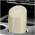 Car Trash Can Bin with Lid, Leakproof Portable Garbage Trash Bin Mini Cup by YTFRL