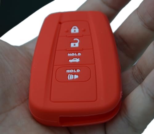 Silicone Remote Key Fob Cover for Toyota Camry 2018-2024 XLE XSE LE SE Corolla - Image 3