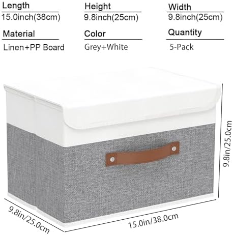 Yawinhe Fabric Storage Boxes - Image 4