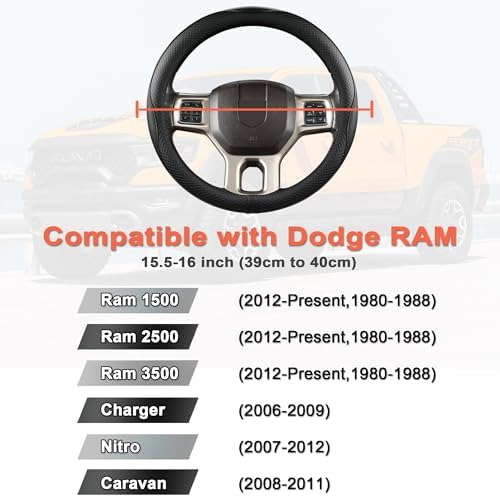 West Llama Customized Auto Car Steering Wheel Cover - Image 2