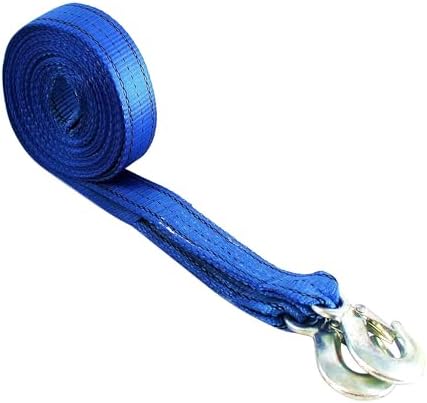 HFS Heavy-Duty Tow Strap with Hooks | 10, 000-Pound Capacity | Woven Polyester - Image 7