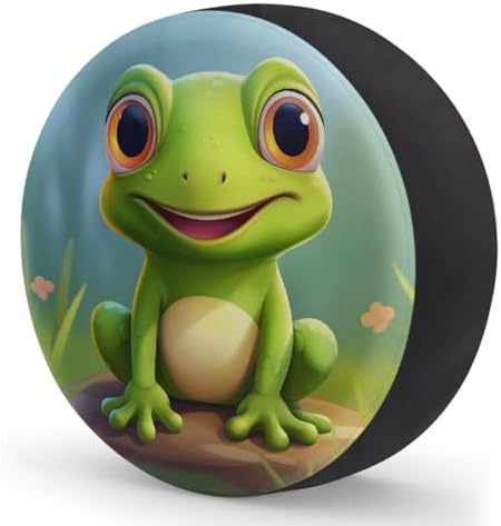 Frog Animal Cute Spare Tire Cover Dust-Proof Wheel Protector - Image 2