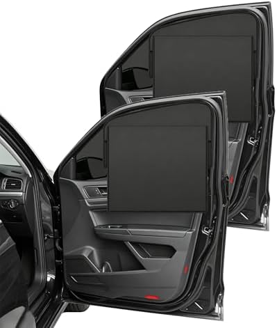 Magnetic Car Window Shade, Car Accessories Universal Magnetic Sun Shade Side by Unknown