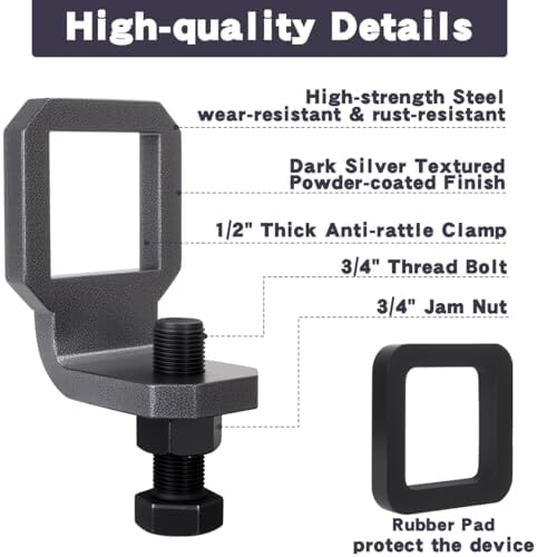 2" Anti Rattle Hitch Clamp - Image 2