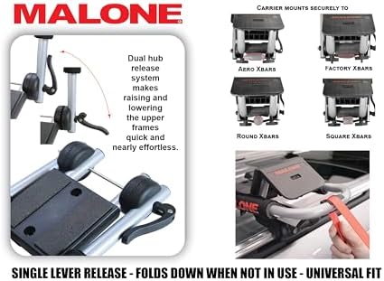 Malone Downloader Folding J-Style Universal Car Rack Kayak Carrier - Image 4