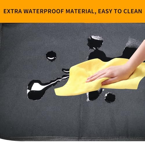 2Pack Back Seat Cover for Kids Kick Mats Backseat Protector - Image 5