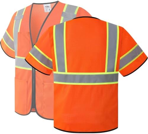 JKSafety Safety Vest for men women Hi Vis Vest - Image 6