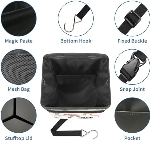 Car Trash Can – Multi-Purpose, Lightweight and Portable - Image 6