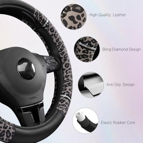 Road Comfort Leather Steering Wheel Cover – Premium Anti-Slip Car Steering - Image 4