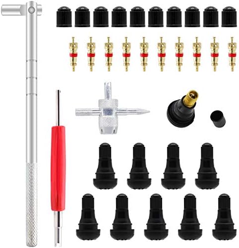 ZHSMS Valve Stem Puller Installer Tool, 4 Way Valve Core Remover, Double Head by ZHSMS