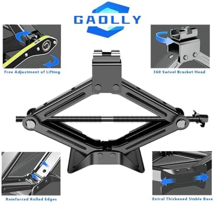 Scissor Jack - 2 Ton Car Emergency Kit - Image 3