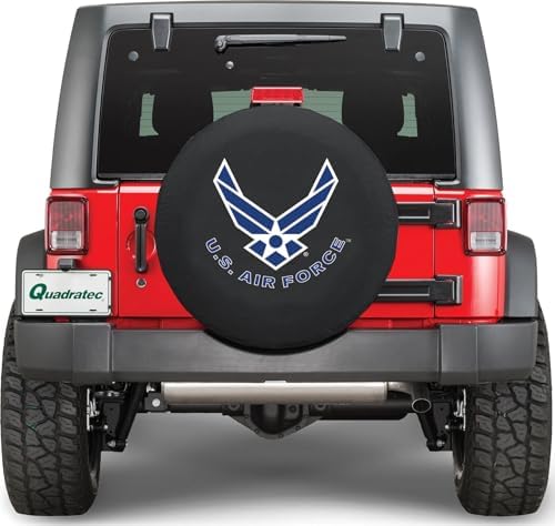 Quadratec Spare Tire Cover, U.S. Air Force Licensed Logo by Quadratec