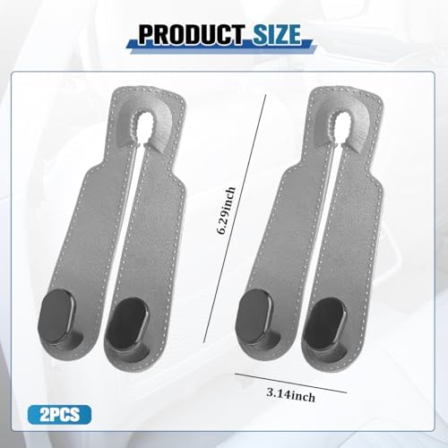 2PCS Car Seat Headrest Hook, Auto Backseat Hanger Holder - Image 2