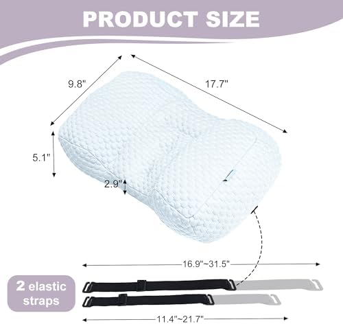 Adjustable Neck Pillow for Recliner, Headrest Pillow for Chair & Couch Support - Image 3