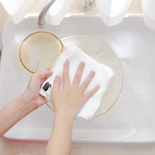 Homaxy 100% Cotton Waffle Weave Kitchen Dish Cloths 12-Pack - Image 4