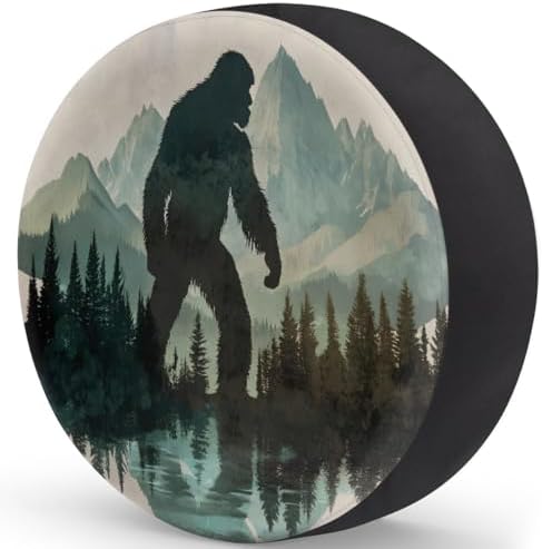 Bigfoot Spare Tire Cover 17in Spare Wheel Covers Tire Storage Cover - Image 2