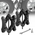 X-Shaped Wheel Chocks for RV Camper Travel Trailer, Allow Drill Adjust by RVDEAA