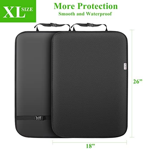 Meolsaek Kick Mats Back Seat Protector, Waterproof Oxford Seat Back Protector - Image 4