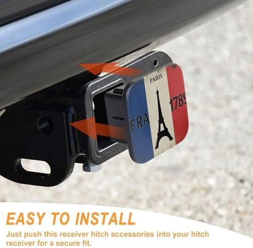 2" Trailer Hitch Cover Rubber Receiver Tube Cap Trailer Hitch Covers - Image 4