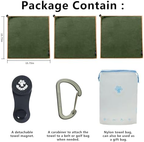 4Monster Golf Towels 3-Pack - Image 4