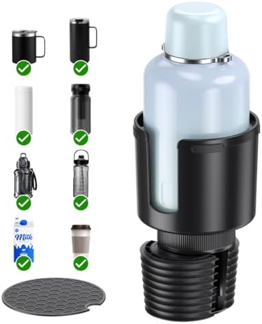 Car Cup Holder Expander for Large Water Bottles, Quick Install Cup Holder by Unknown