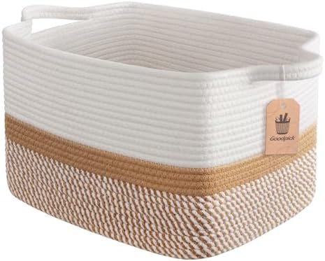Goodpick Woven Storage Basket for Shelves by Goodpick
