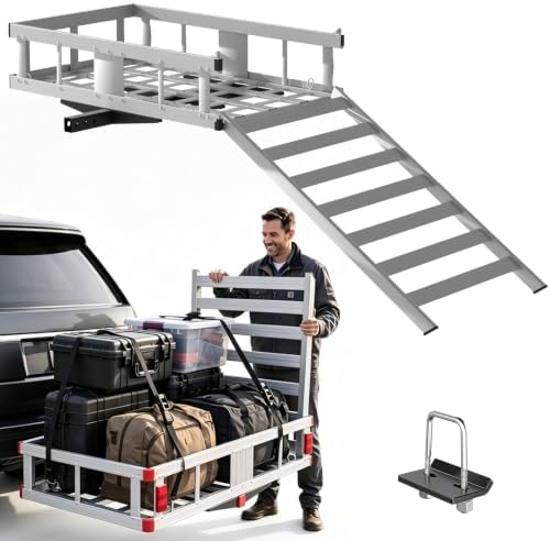 Trailer Hitch Cargo Carrier by Unknown