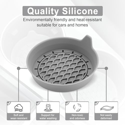 SINGARO Car Cup Holder Coaster, Silicone Cup Holder Insert, Universal Non-Slip - Image 5