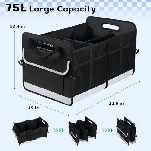 AOPHY Car Trunk Organizer, 72L Large Capacity Waterproof Auto Storage - Image 2
