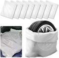 8PCS Extra-Large Tire Covers, Tear-Resistant LDPE Plastic Tire Bags by Unknown