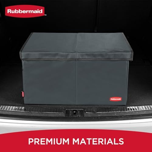Rubbermaid Car Organizer, Collapsible Trunk Organizer, 2 Compartments - Image 2