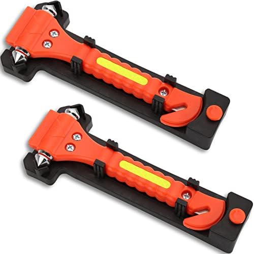 SINSEN Car Safety Hammer Set of 2 Emergency Escape Tool Auto Car Window Glass by SINSENCARHOME